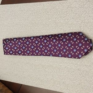 Jos. A Bank purple silk tie